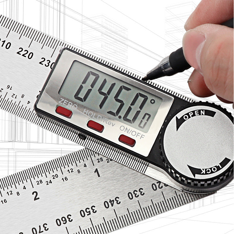Righello angolare con display digitale elettronico