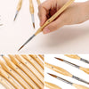 Set Di Pennelli Per Dettagli In Miniatura