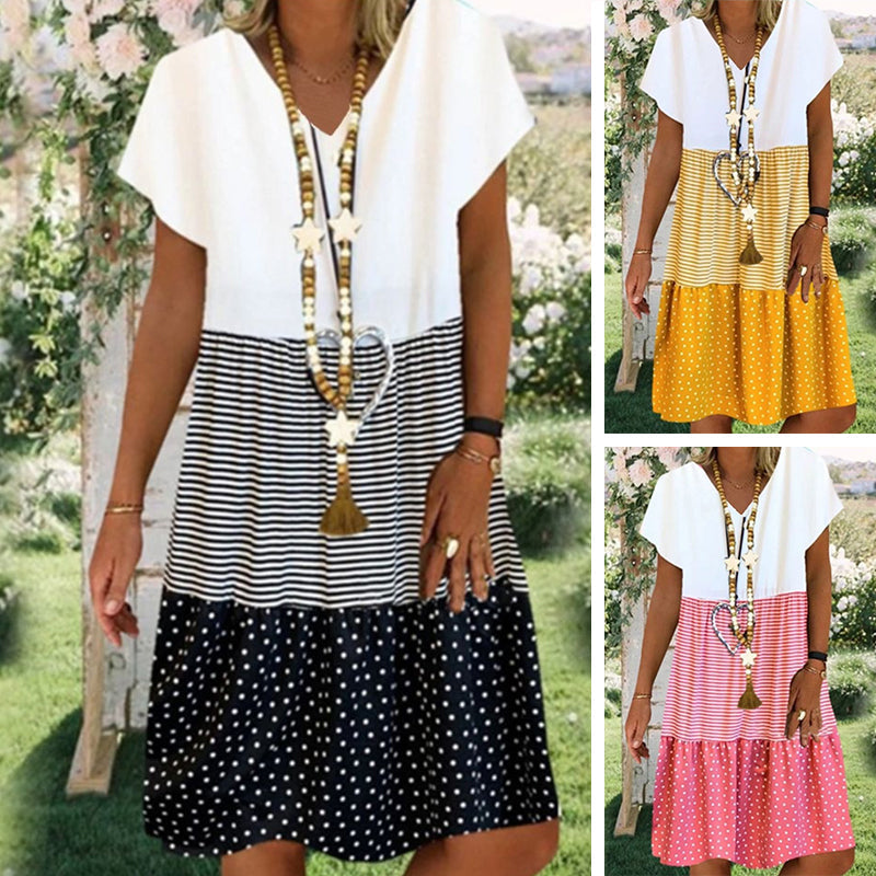Abito con stampa digitale alla moda