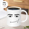 Tazza in ceramica con stampa di emoji