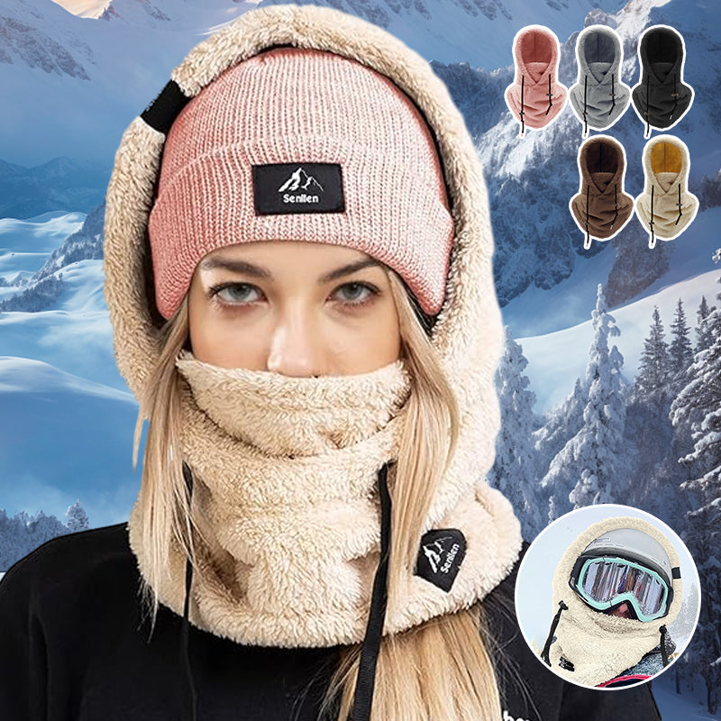 Maschera da sci con cappuccio Sherpa