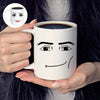 Tazza in ceramica con stampa di emoji