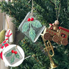 Decorazione per albero di Natale in vetro fuso
