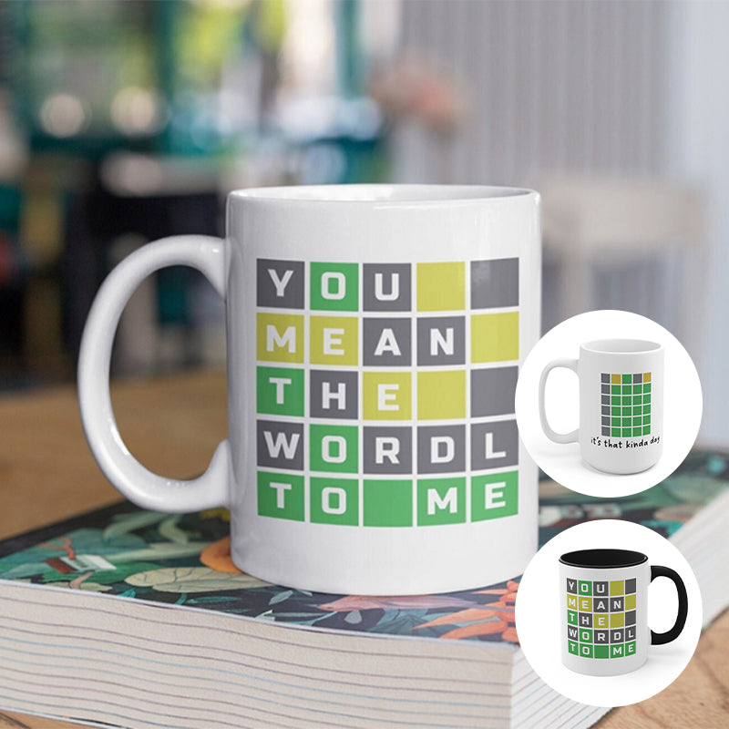 Tazza Wordle divertente