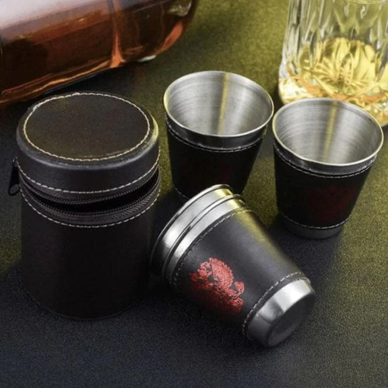 Bicchiere da vino creativo in acciaio inossidabile