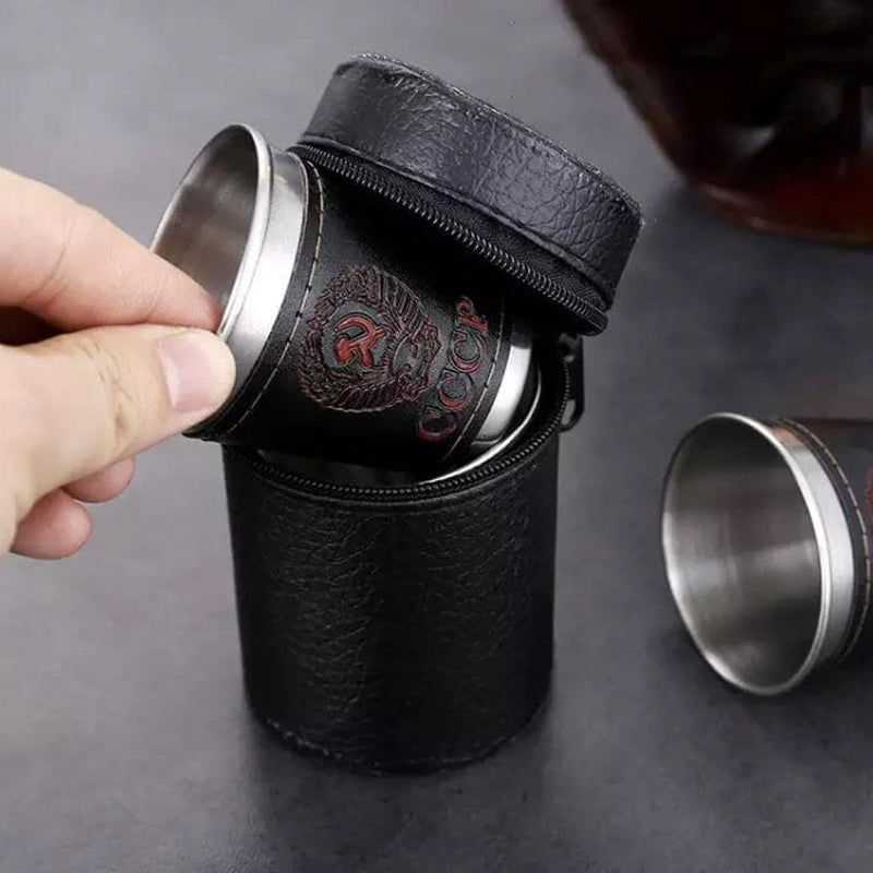 Bicchiere da vino creativo in acciaio inossidabile