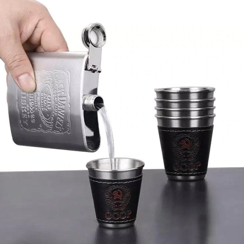 Bicchiere da vino creativo in acciaio inossidabile