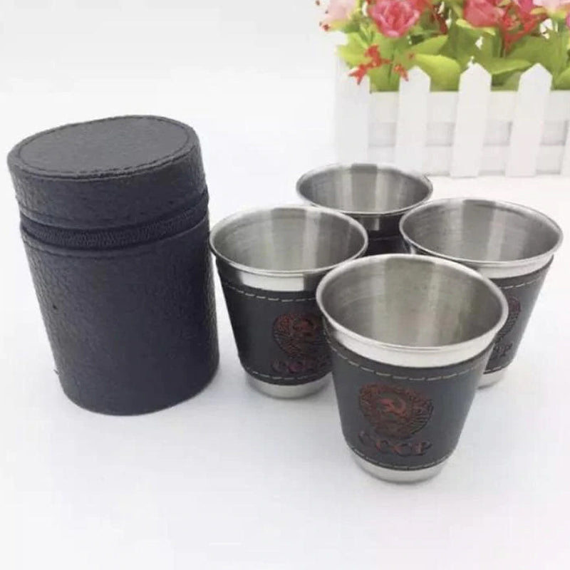 Bicchiere da vino creativo in acciaio inossidabile