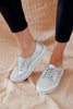 🎉Offerta speciale estiva - fino al 49%🎉-SNEAKERS IN PELLE ARGENTO DIAMANTE
