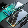 Custodia per telefono bifacciale in vetro temperato magnetico Samsung