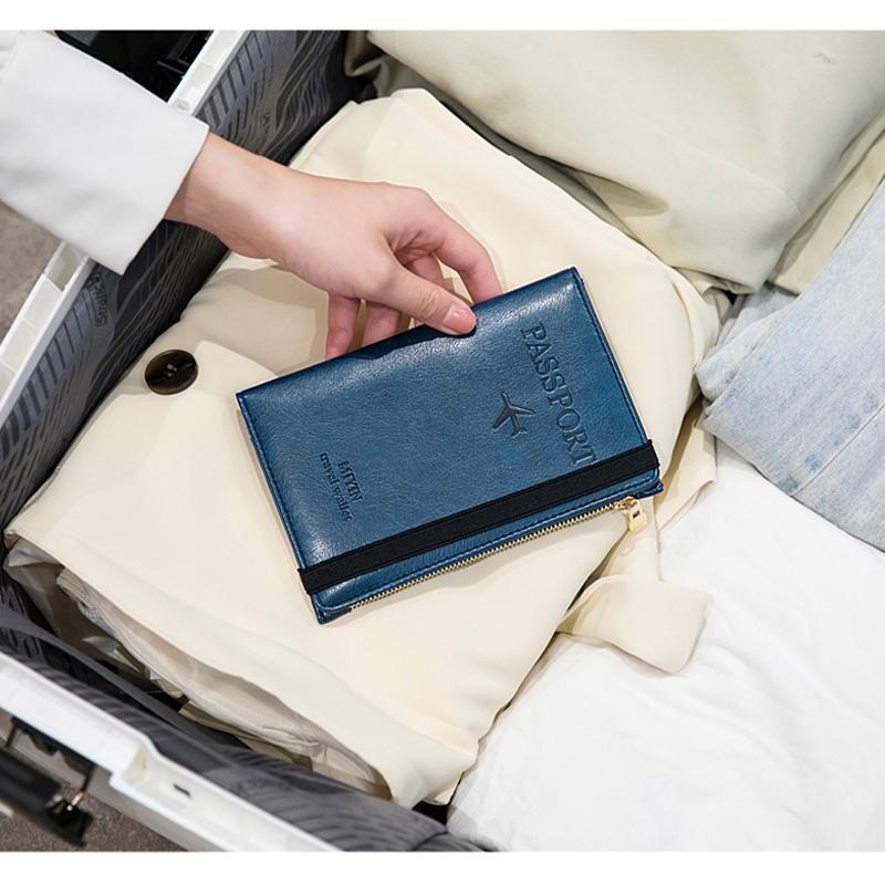 Portafoglio per passaporto multifunzionale RFID