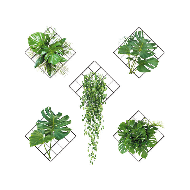 Adesivo da parete pianta verde 3D