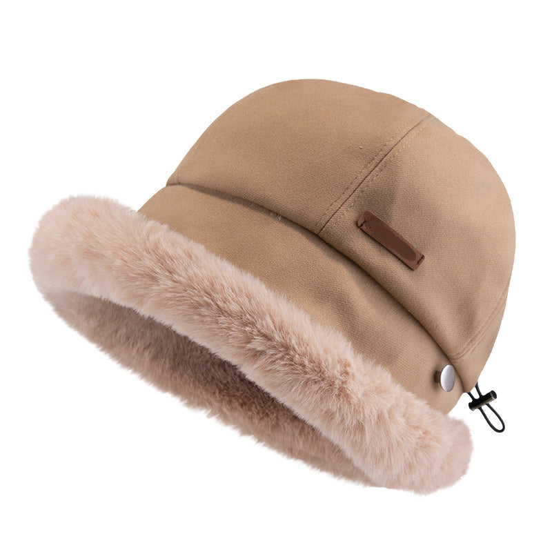 Cappello invernale di protezione per le orecchie in peluche spesso