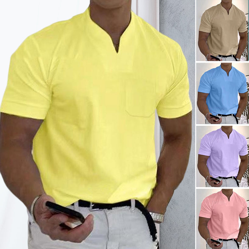 T-shirt Atletica A Maniche Corte Con Scollo A V