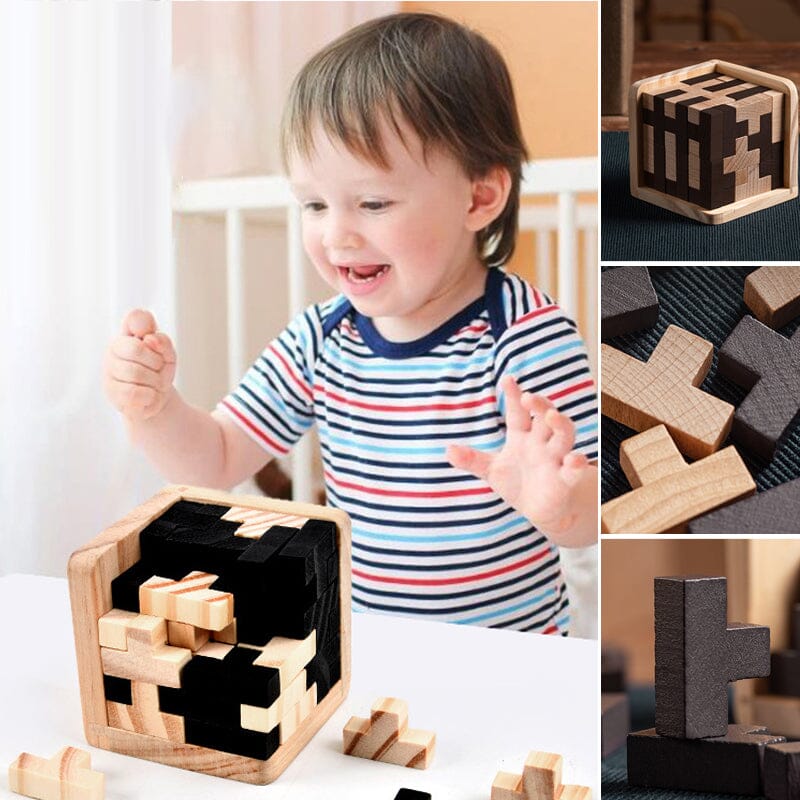 🧩Gioco rompicapo con giocattoli di intelligenza in legno🧩
