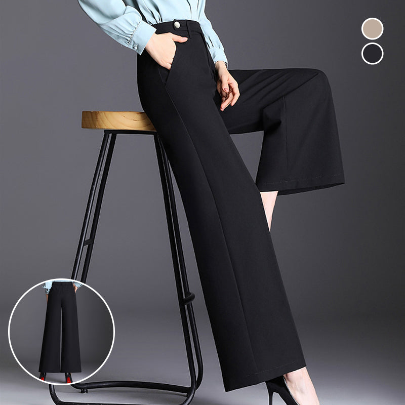 I pantaloni a gamba larga sartoriali senza sforzo